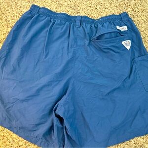 Navy Columbia PFG Swim Shorts